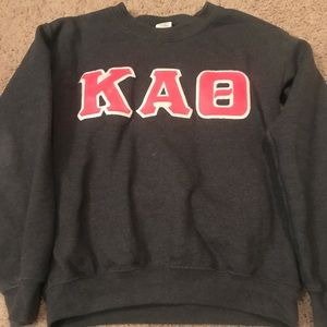 Kappa Alpha Theta Letter Sweatshirt